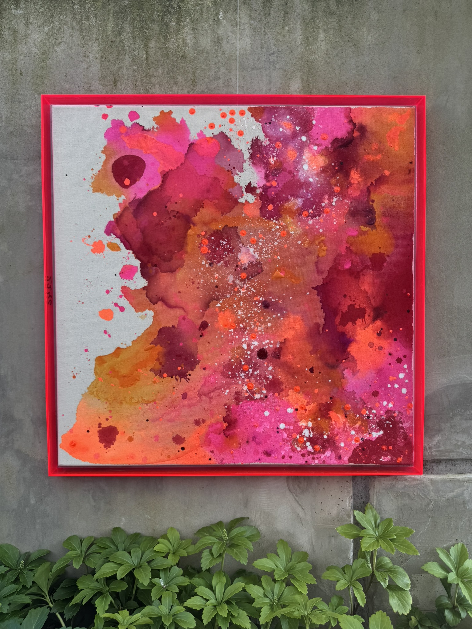 Akkorde - Präsenz, 2026, Acryl auf roher Baumwollleinwand, Ansicht 28
